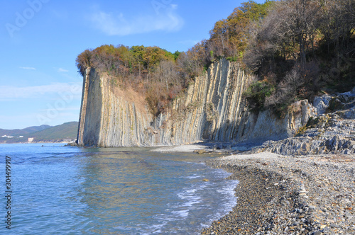 Kiseleva rock in the Tuapse district of the Krasnodar region. Russia photo