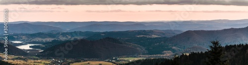 Bieszczady Mountains in the autumn mood.