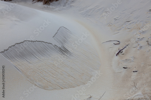 Sand dune at Sandfly Bay South Island New Zealand