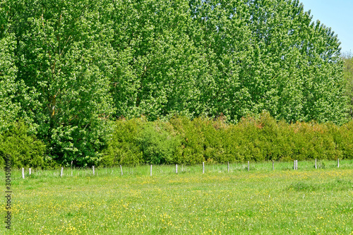 Fourges; France - may 15 2019 : the picturesque landscape photo