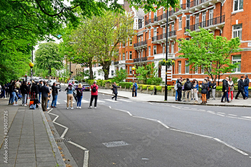 London; Westminster, England - may 6 2019 : Abbey Road