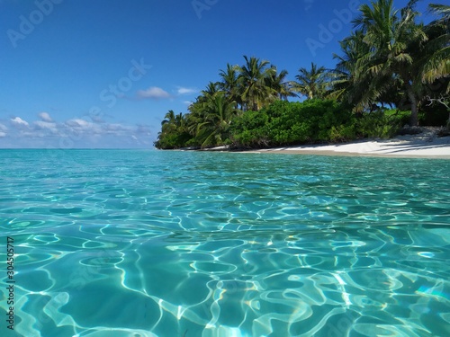 tropical beach in maldives © Maryan