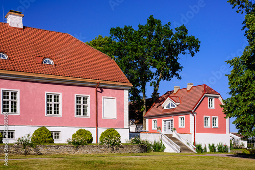 Sightseeing of Estonia. Sagadi manor (Sagadi möis) museum in Lahemaa National Park.