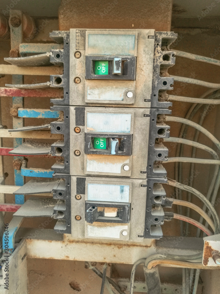 circuit breakers were installed in steel main contribution board