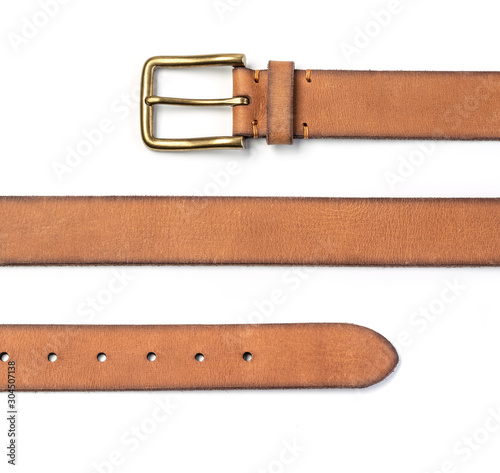  leather belt isolated