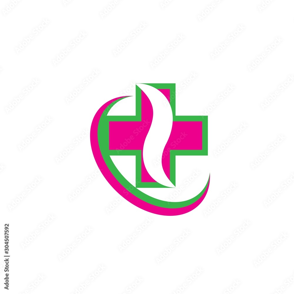 Medical cross health logo vector Medical cross health logo vector