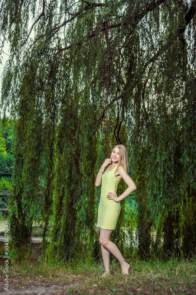 Beautiful sexy blonde outdoors Beautiful sexy blonde outdoors