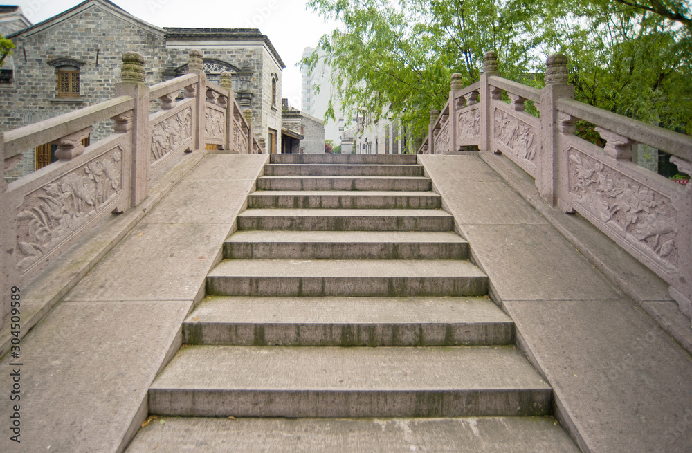 Ningbo style chinese ancient building