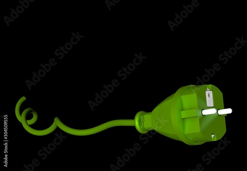 green power eco concept 3d