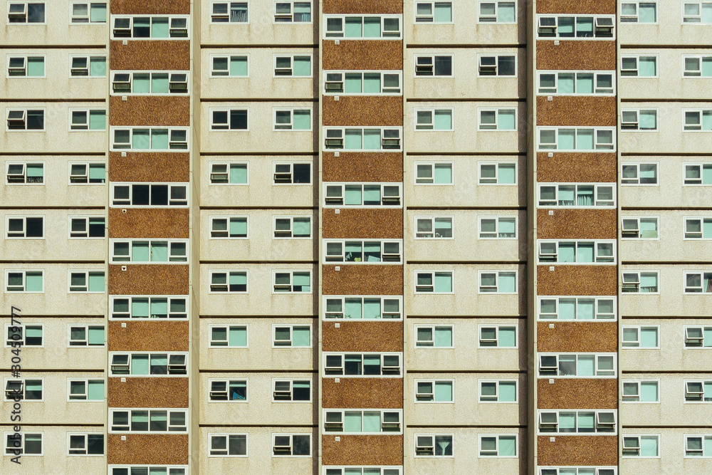 Melbourne Housing Commission High Rise Building. Fitzroy neighbourhood