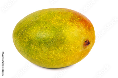 sweet ripe mango on white