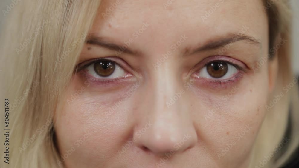 Beautiful woman portrait in a beauty salon. Beautiful woman portrait in a beauty salon.