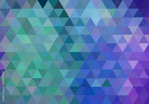 abstract blue geometric background wwith triangles