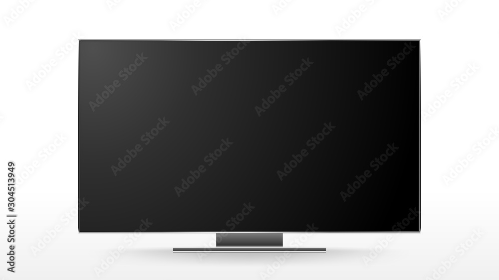 Led tv object vector Led tv object vector