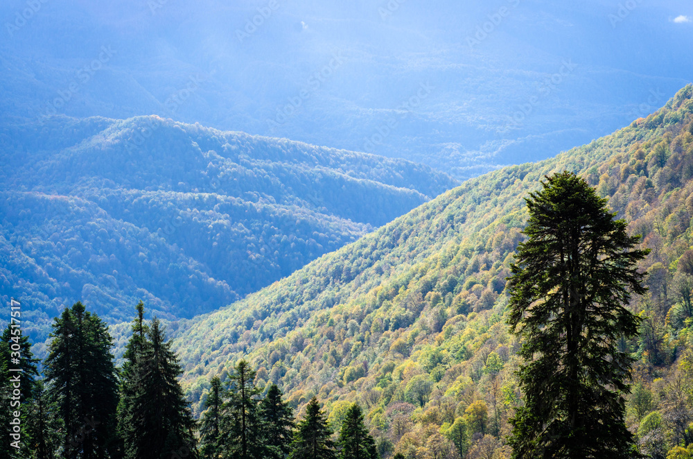 Obraz premium view of mountains