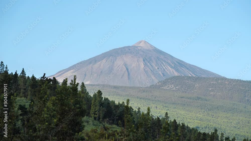 Panorama view of Volcano Teide on Tenerife island, Canary islands, Spain Panorama view of Volcano Teide on Tenerife island, Canary islands, Spain
