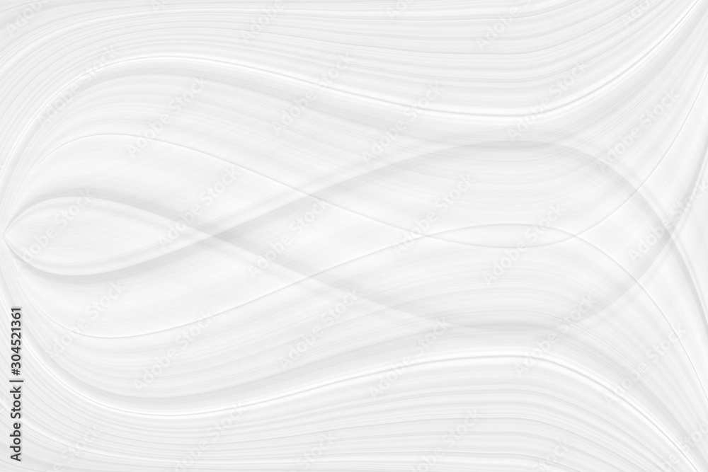 Drawing of a wave of white and gray color. Background with stains and curved lines. Drawing of a wave of white and gray color. Background with stains and curved lines.