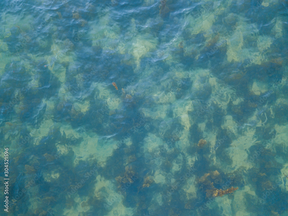 Stony bottom under greenish transparent water. Thailand Stony bottom under greenish transparent water. Thailand