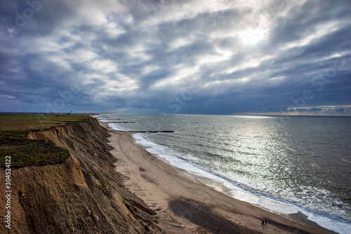 Steilk  ste bei Bovbjerg - D  nemark