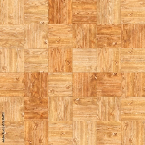 Seamless wood parquet texture chess light brown