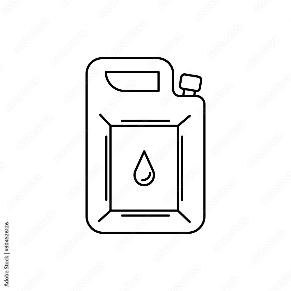 gas, petroleum, gasoline line icon on white background gas, petroleum, gasoline line icon on white background