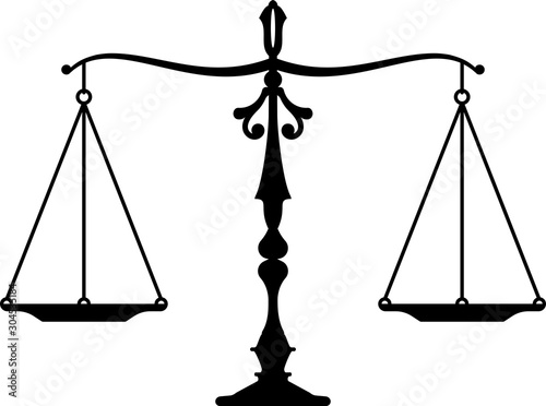 Judge Gavel Scales Of Justice Icon