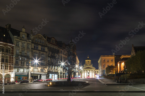 Beautiful view of the Royal Square at night. © Василий Комарницкий