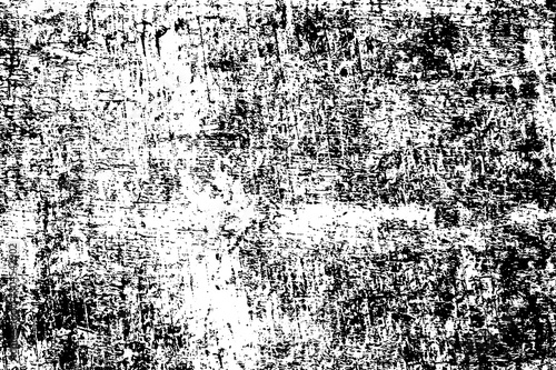 Dirty grunge background. Black and white gloomy texture. Worn old surface. Pattern of cracks, chips, scuffs, scratches. Pattern for backdrops and design creation