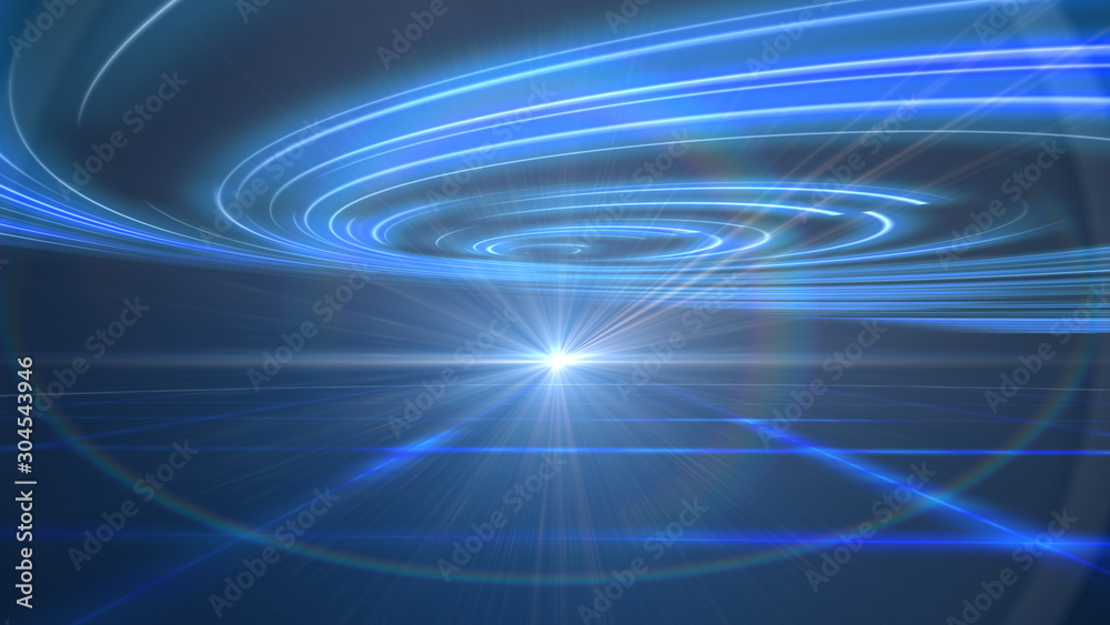 Obraz premium floor stage future 3d render