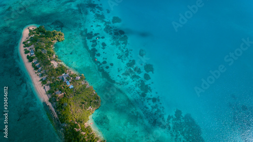 aerial view of the chapwani island in Zanzibar © STORYTELLER