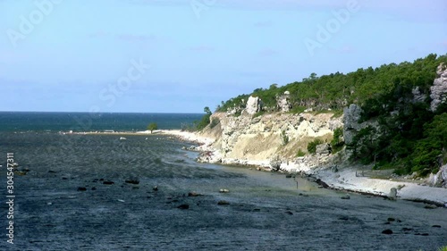 Eroding Coastal Lnadscape, Sweden photo