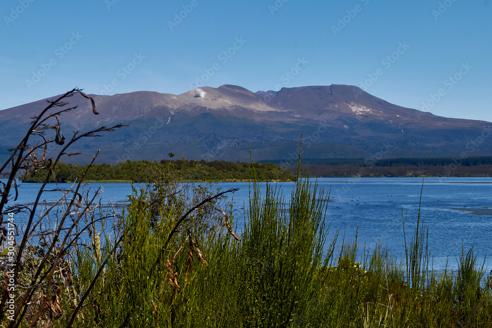 Scenes from the national park of Mt Ruapehu, and Mt Tongariro including  craters and waterways