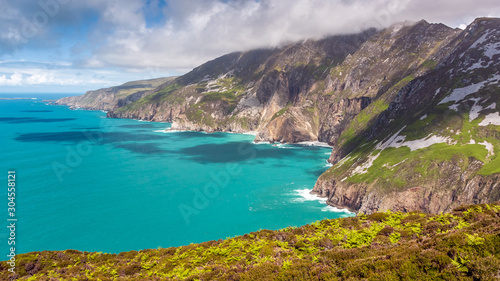 Slieve league, the tallest sea cliffs in Ireland located in Donegal
