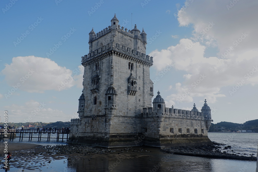 Belem Tower is declared a World Heritage Site ,located at the mouth of the Te Chu River