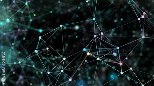 Plexus structures. Plexus style dynamic wallpaper. The stars are everywhere around.