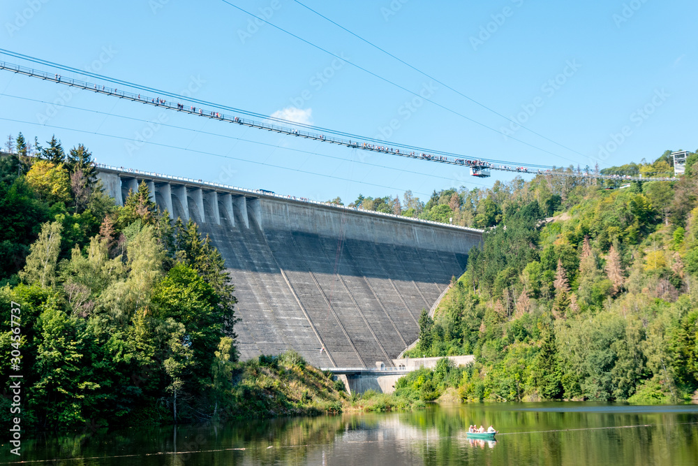 Fototapeta premium Talsperre, Rappbodetalsperre - Harz, Sachsen-Anhalt