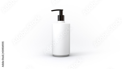 3D Liquid Soap Bottle | Contrast