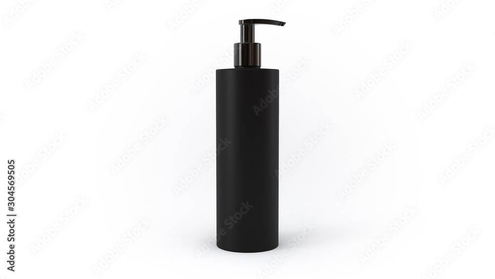 3D Shower Gel Bottle | Black