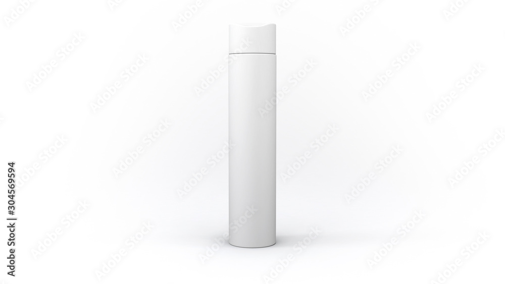 3D Cosmetics Bottle | Matt White 3D Cosmetics Bottle | Matt White