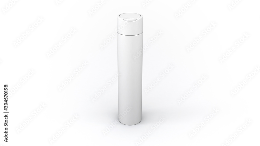 3D Cosmetics Bottle | Matt White 3D Cosmetics Bottle | Matt White