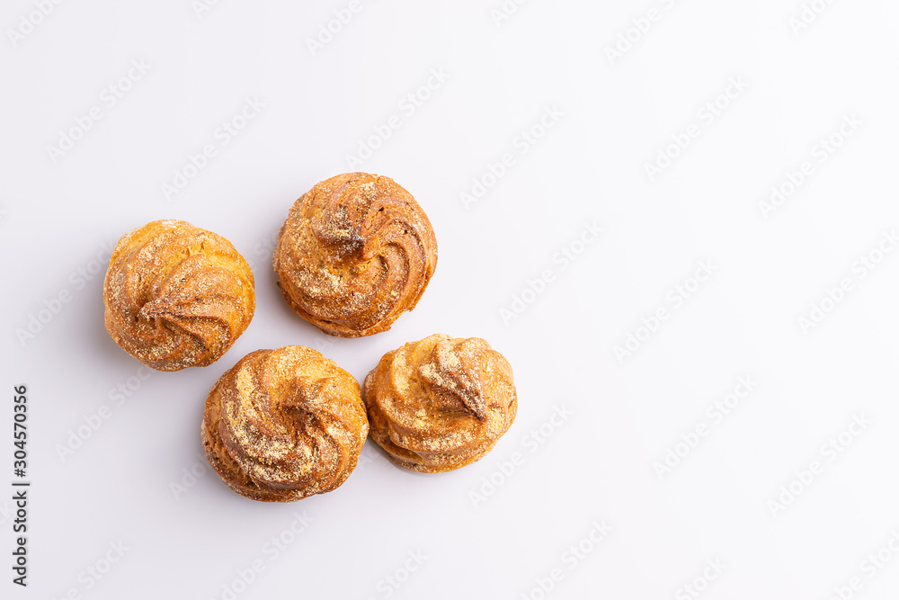 Puff cakes made corn meal flour, traditional brazilian Puff cakes made corn meal flour, traditional brazilian