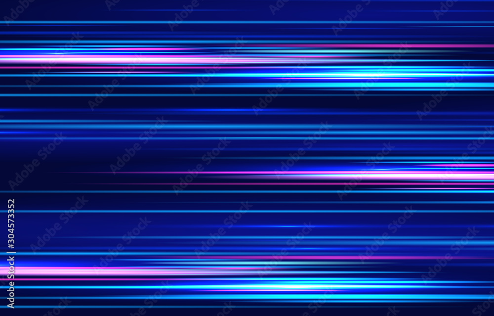 Blue lines movement. 