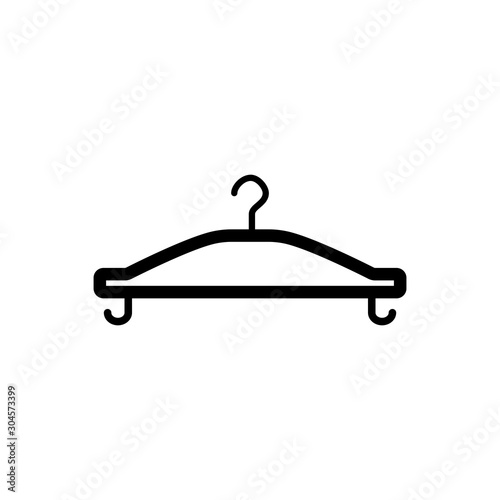 coat hanger icon trendy flat design