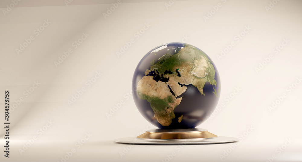 earth on golden design podium 3d-illustration. elements of this image furnished by NASA earth on golden design podium 3d-illustration. elements of this image furnished by NASA