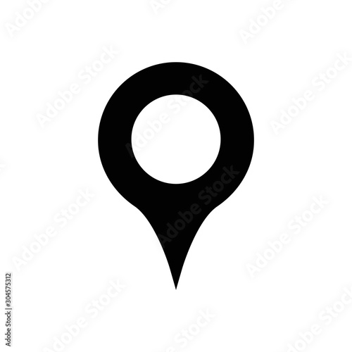 Location Pin Icon flat design 