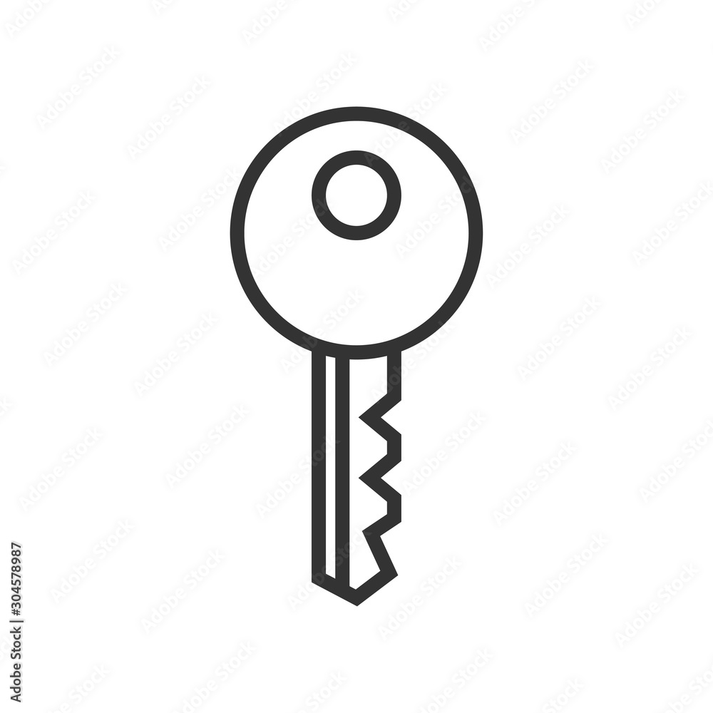 Key icon vector symbol illustration EPS 10 Key icon vector symbol illustration EPS 10