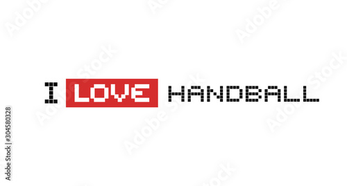 I love handball message