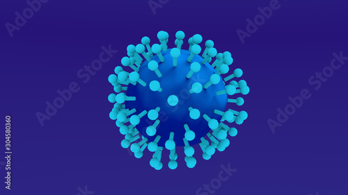 Virus, colorful virus drawing animation © Design Cells