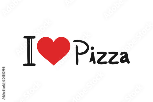 I love pizza symbol