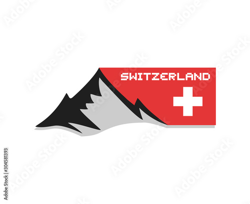 switzerland mountain symbol
